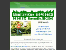 Tablet Screenshot of islandlawncare.net